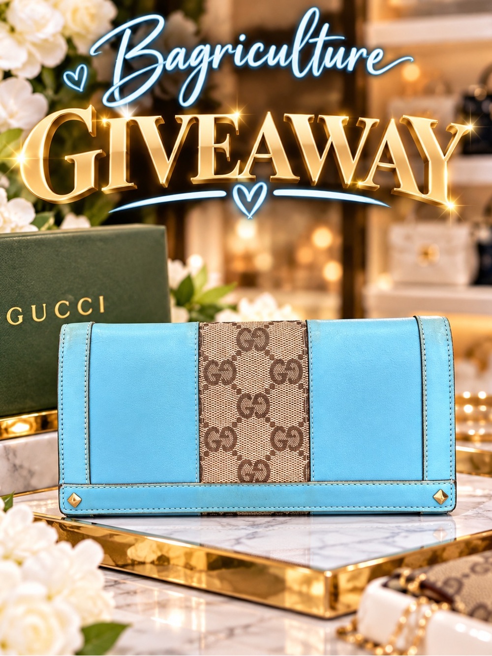 FREE GUCCI WALLET GIVEAWAY FOLLOW IG @thebagriculture